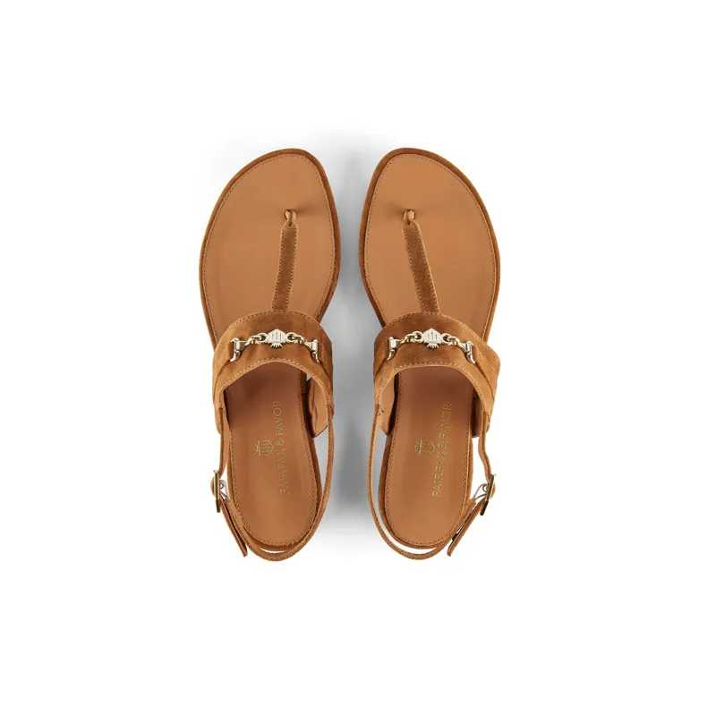 Fairfax and Favor Thornham Sandal Tan -2
